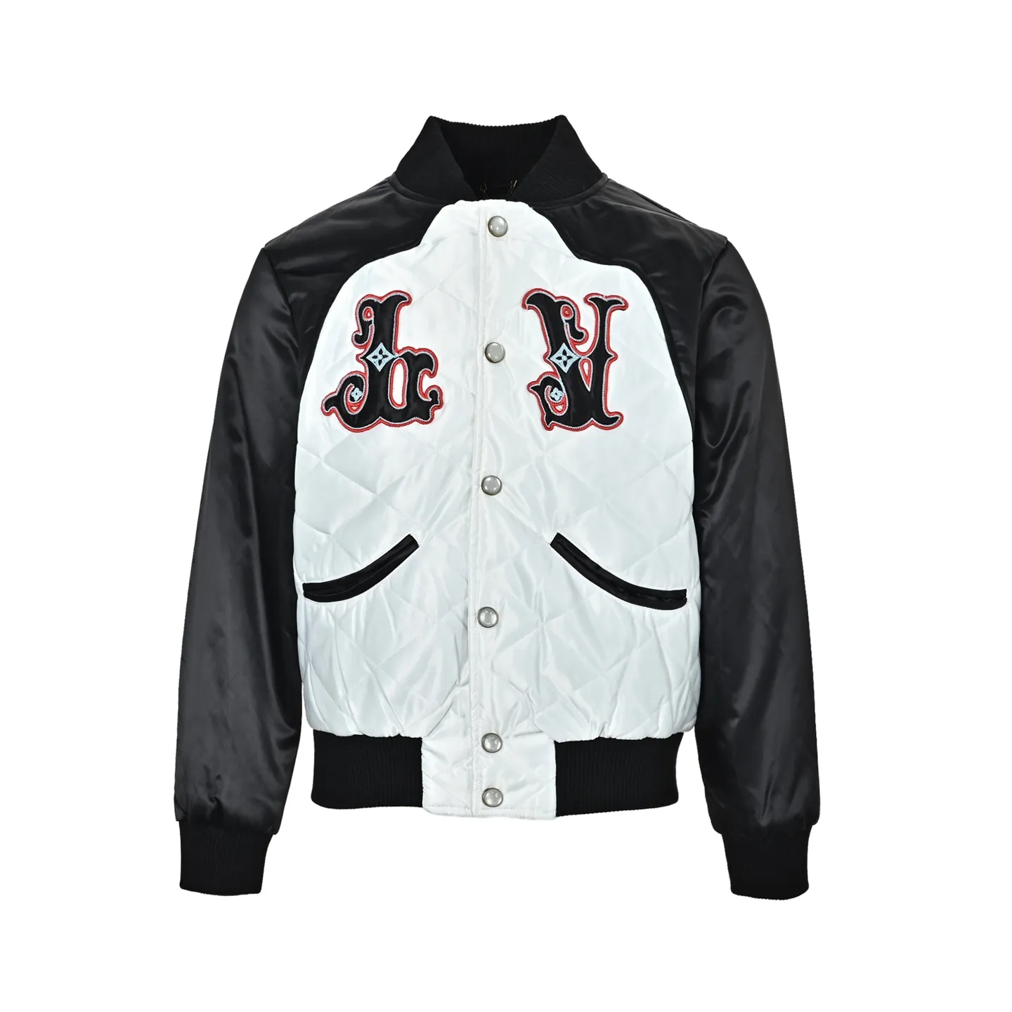 Louis Vuitton/Louis Vuitton Floral Letter Quilted Cotton Jacket Baseball Jacket